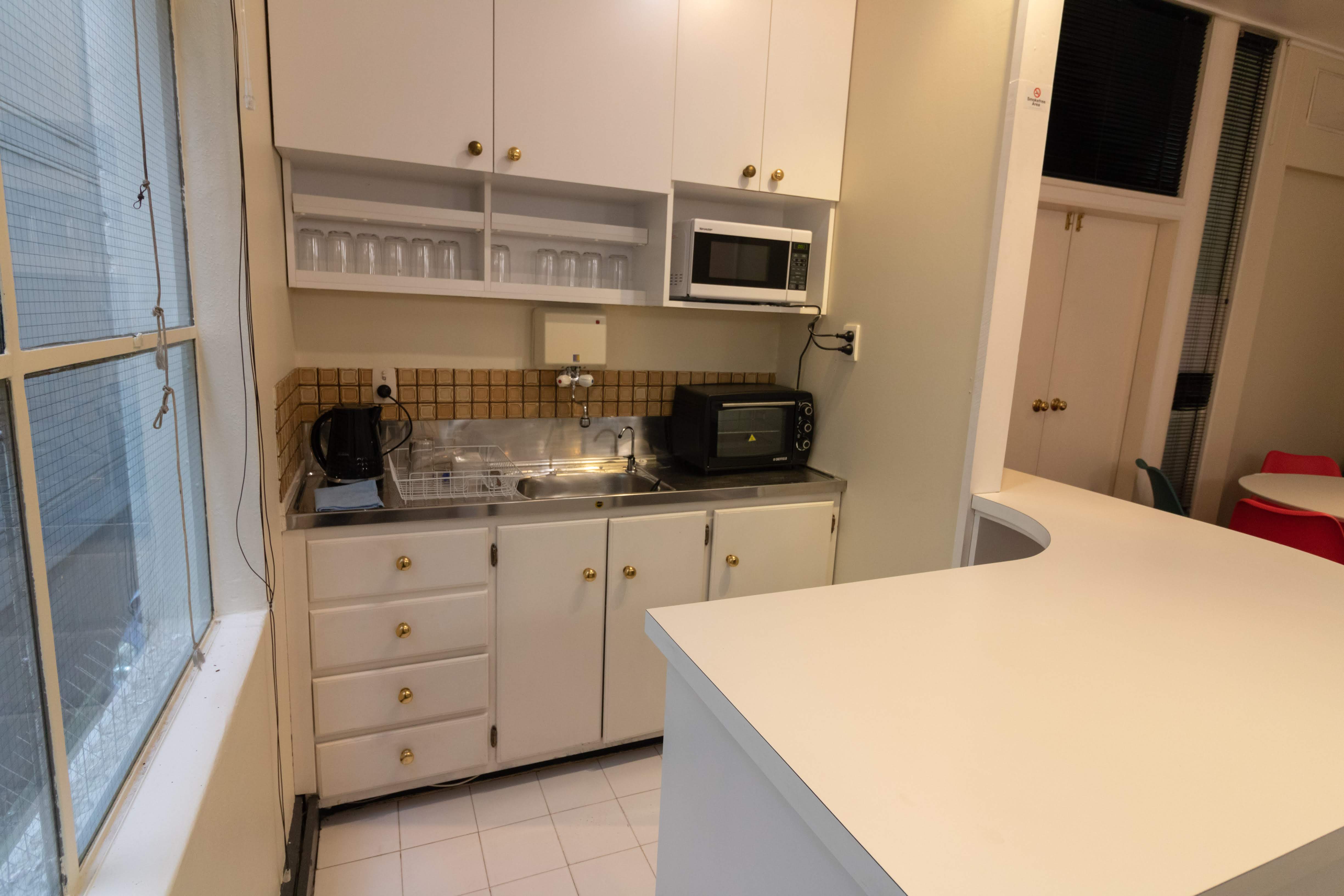shared office kitchen facility, Wellington